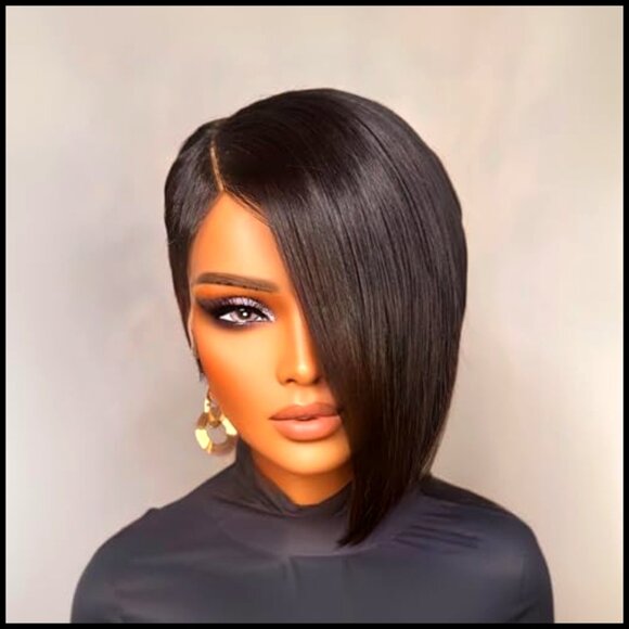 Layered Pixie Cut Human Hair Wig Glueless Lace Front Short Bob main image 5